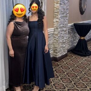 Navy Blue Dress with pockets